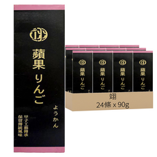翊 日式羊羹 清香蘋果90g*24條 箱裝 蘋果羊羹 傳統日式點心, 90g