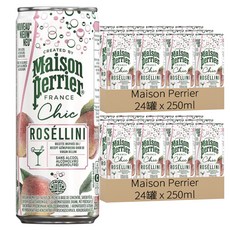 Maison Perrier Chic 氣泡雞尾酒風味飲 蜜桃貝里尼, 250ml, 48罐