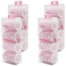 beautyhome 美樂蒂 動感 40mm 髮捲 4入, 粉紅色, 4個