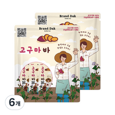 Brand Dak Q彈地瓜棒 8條入, 6個, 176g