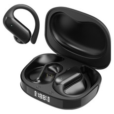 아이리버 오픈형 무선 귀걸이형 운동 블루투스 이어폰 IOW-L90 BLACK 27시간 방수가능