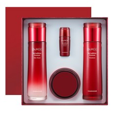DeAGE Charmzone 紅色限定版 高級基礎保養3件組, 1套
