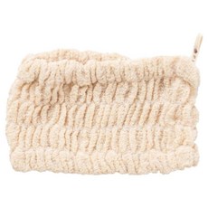 oka 洗臉髮帶 PLYS 洗髮帽 柔軟 可吊掛 日本製造 13x20cm 70%尼龍 30%棉, 粉色, 1件