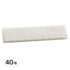 블랙윙 리필 지우개, 화이트, 40개