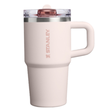 STANLEY 台灣公司貨 防漏吸管隨手杯, 山櫻粉, 1個, 590ml