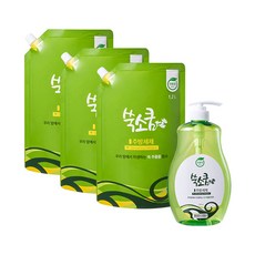 Ssooksoqum 廚房洗潔精 750mL + 1.2L x 3p, 1套