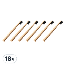 디에닐 제로웨이스트 대나무 칫솔, 18개, 1개입