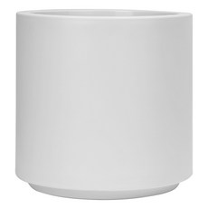 고운 원형 식물 플라스틱 화분 P44-0, 화이트, 1개