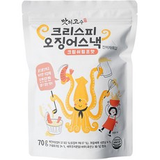 맛의고수 크리스피 오징어 스낵 크림쉬림프맛, 70g, 1개