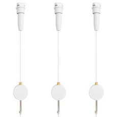 Shelf Nara 糖果天花板一鍵式掛勾, 白色, 3個