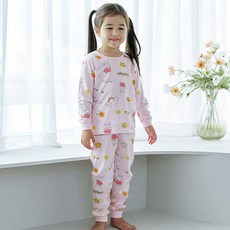 Maykids 女童 幼兒 青少年 兔子童話 九分 30支 單面上衣下身套裝
