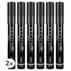 터치 오펙 불투명 과슈 마카 미디엄 GREY 6p, 2개, 1색