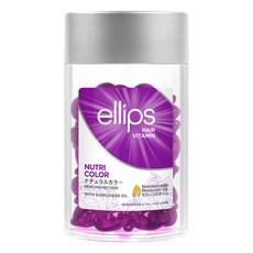 ellips 意立詩 頭髮維生素向日葵油護髮膠囊, 1瓶, 50ml