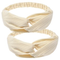 조앤제이 비비드 헤어 세안밴드, 베이지, 2개