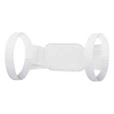 a-zeal 可調式隱形駝背美姿帶男女皆適用(舒適可久穿-af8)白, 1件