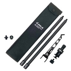 ANGLE 碳纖維燈架，碳纖維和鋁合金材質, 黑色, 1組