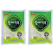 청은에프엔비 들깨가루 탈피, 200g, 2개