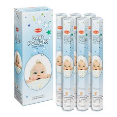 HEM 線香棒 20支 x 6入組, 嬰兒爽身粉