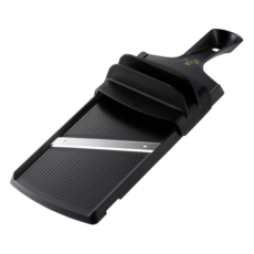 KAI 貝印 関孫六 切片器 不鏽鋼刀刃 ABS塑膠本體 聚丙烯護手柄, 黑色, 1個