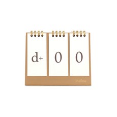 桌上型D-Day日曆, 混合顏色, 1個