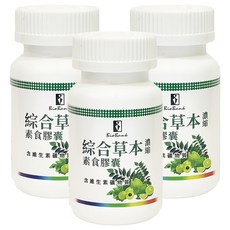 BioBank 大金宏醫 綜合草本濃縮素食膠囊, 500mg, 30顆, 3盒