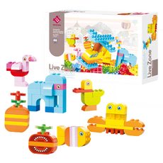 smoneo 補充包 55005 樂高得寶相容積木, 混合顏色