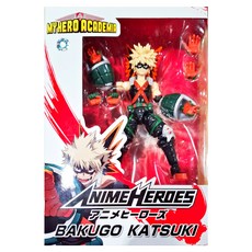 BANDAI 我的英雄學院動漫英雄 爆豪勝己可動公仔，適合12歲以上, 1個
