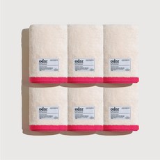 odnr LIFE City Pop系列毛巾 220g 40支精梳棉, 6個, PINKNIGHT