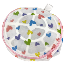 粉彩小兔 加大圓型內衣袋, 愛心粉彩, 1包