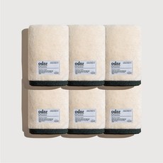 odnr LIFE City Pop系列毛巾 220g 40支精梳棉, 6個, BLACKNIGHT