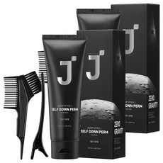 J.Sup Style J. 男士自我燙髮，燙髮刷 + 夾子 + 手套 + 燙髮套裝, 120ml, 2個