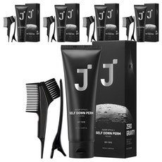 J.Sup Style J. 男士自我燙髮，燙髮刷 + 夾子 + 手套 + 燙髮套裝, 120ml, 5個