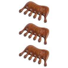 Tteluwa 大象設計刮痧按摩梳, 3個, 單一顏色