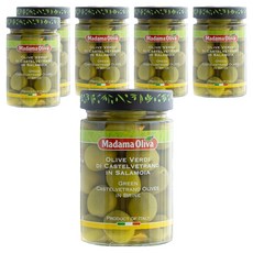 마다마올리바 그린 카스텔베트라노 올리브, 295g, 6개
