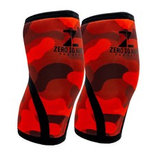Zero to Hero 氯丁橡膠健康護肘 7 毫米紅色迷彩套裝兩側, 1套, 紅色迷彩