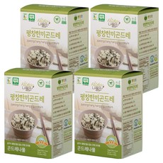 선녀와나물꾼 평창 한끼 곤드레나물 박스타입, 50g, 4박스