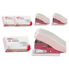 icoas 迷你釘書機釘書針組, 混合顏色, 3個