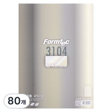 Formtec 條碼用光澤電腦標籤 62.7 x 30.1 mm LA-3104, 27格, 80張