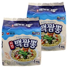 농심 사천백짬뽕 94g, 8개
