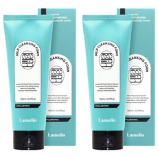 Lamelin 溫和玻尿酸洗面乳, 2條, 150ml