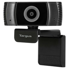 Targus 1080P HD USB攝像頭 自動對焦 360° 旋轉設計, AVC042, 黑色