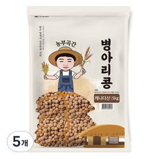 농부곡간 캐나다산 병아리콩, 5kg, 5개