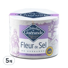 게랑드 플뢰르드셀 토판 천일염, 125g, 5개