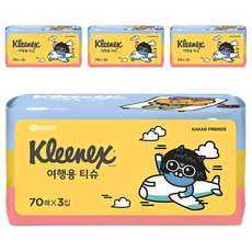 Kleenex 舒潔 Kakao Friends 旅行用面紙, 12個, 70張