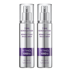 미샤 타임 레볼루션 레티놀 1000샷 스피큘 세럼, 50ml, 2개