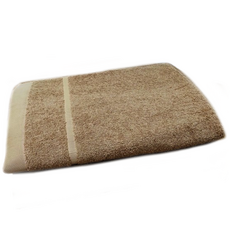 LIFE 來福牌 優雅素色浴巾 100%美國棉 台灣製 69x137cm, 奶茶, 1條