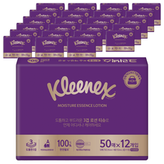 Kleenex 舒潔 三層保濕精華盒裝面紙, 50張, 24個