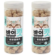 by CAT 喵洽普 貓咪凍乾零食，新鮮雞胸肉，高蛋白，80g, 2罐