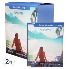 1kg COFFEE 日常悠閒濾掛式咖啡, 10g, 5入, 2個