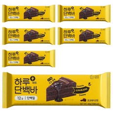 프로틴방앗간 하루단백바 제트 초코케이크맛, 40g, 6개